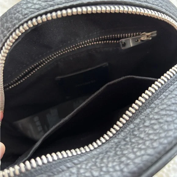 All Saints Black Crossbody Bag with Tassel Detail - Picture 6 of 7